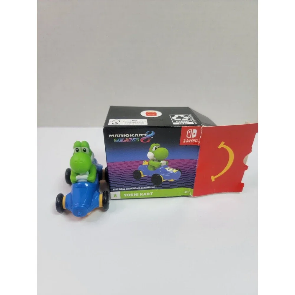 McDonald’s 2024 Mario Kart 8 Deluxe Yoshi Kart #8 Happy Meal Toy w/ Box Nintendo